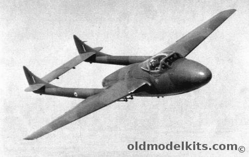 Czech Model 1/72 De Havilland Vampire T.11 Bagged plastic model kit